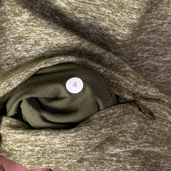 Lululemon Sz 4 Rush Hour Half Zip Athleisure Long Sleeve Stretch Athletic Shirt - Picture 10 of 11